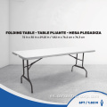 Mesa plegable de plástico blanco de 6 pies